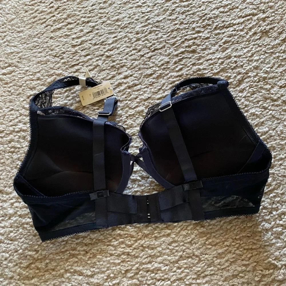 NWT Aerie Maddie black bra size 36C